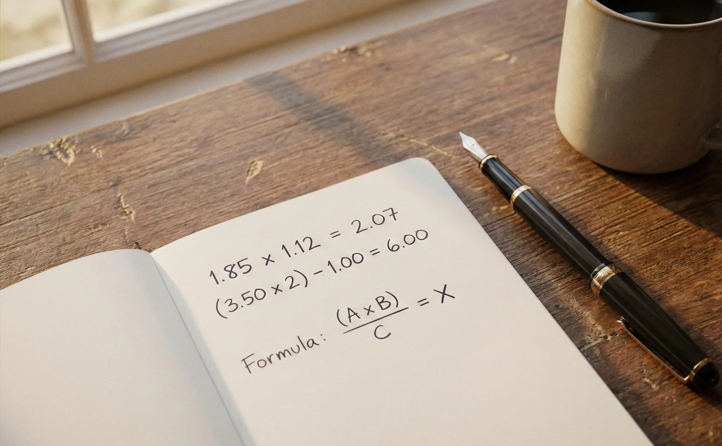 Calcolo manuale sistemi con blocco note