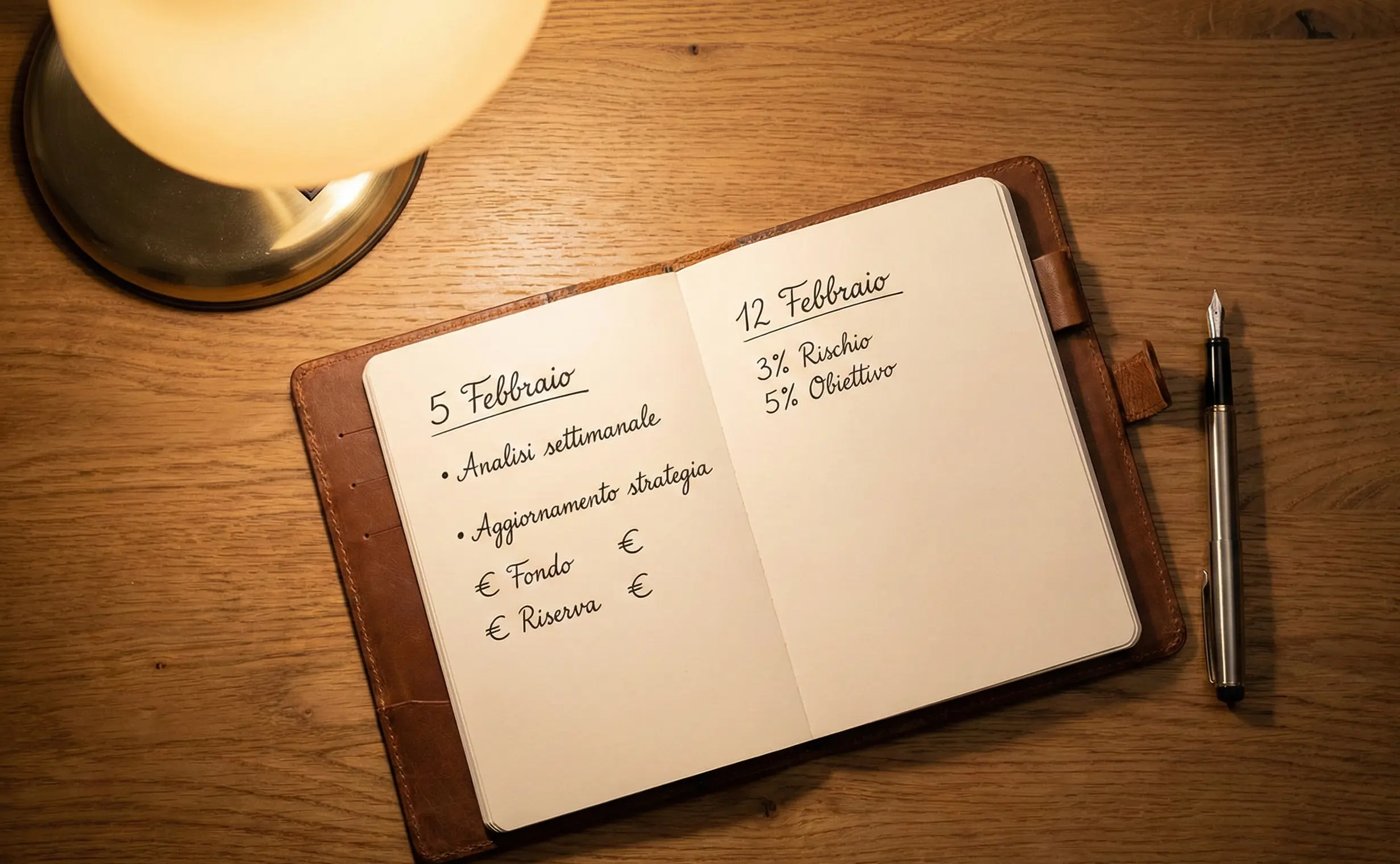 Gestione bankroll scommesse con agenda